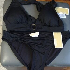 Michael Kors Elegant Black Bikini Set